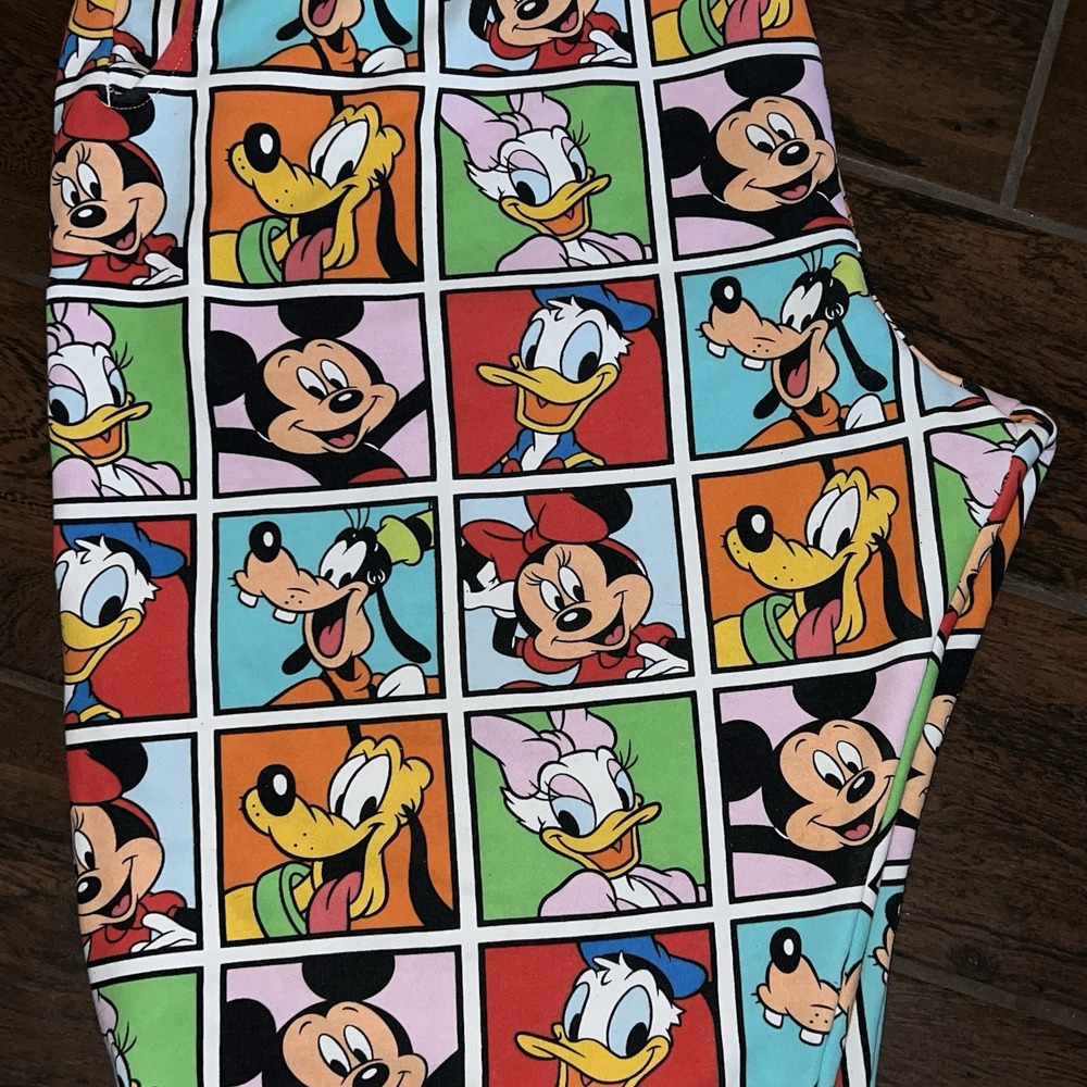 Disney Mickey And Friends Sweatpants Men 3XL Multicolor XXXL All Over Print - Picture 8 of 9